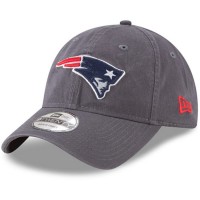 Men's New England Patriots New Era Graphite Core Classic 9TWENTY Adjustable Hat 3066328